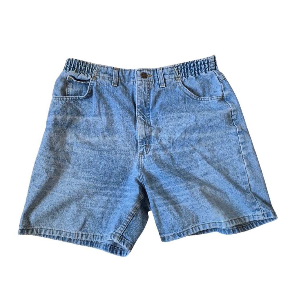 VTG Lee Rider Men's Shorts‎ 1889 Size 30 Blue Denim 90s Y2K